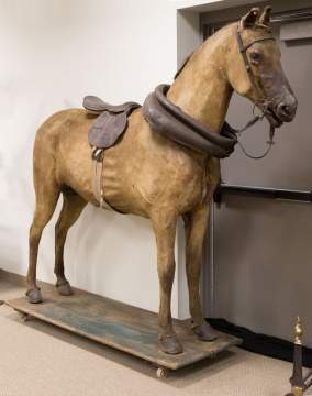 Tack Shop Horse Display