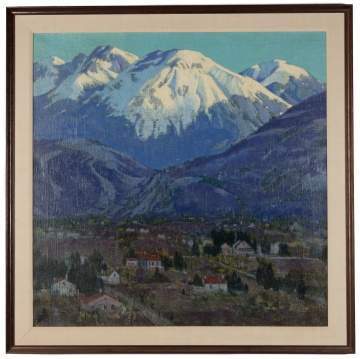 Carl Lawless (American, 1894-1934) "Grenoble Valley"