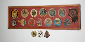 Collection of WWII Painted Squadron Patches