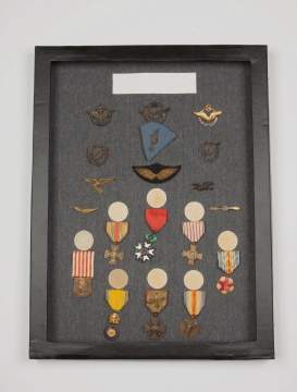 Identified WWI French Aviator Medal Grouping