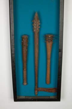 Three WWI Trench Clubs