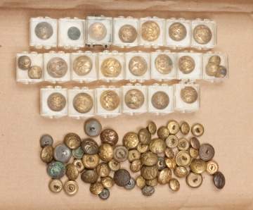 Group US Civil War and Later Buttons