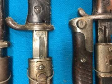 Group of Long WWII Mauser Bayonets