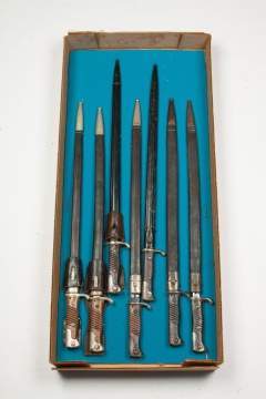 Group of Long WWII Mauser Bayonets