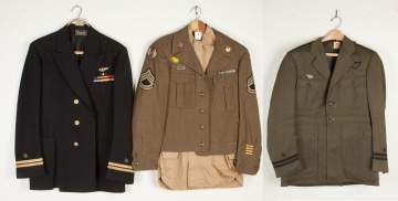 Three WWII Military Uniforms