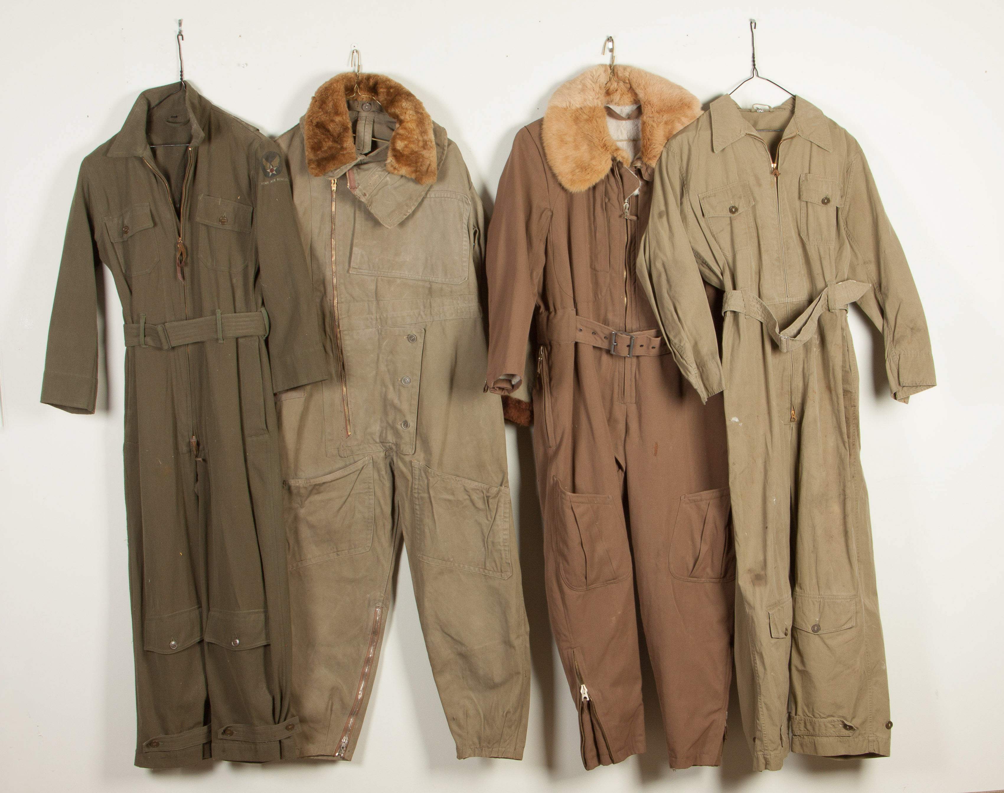 Four Miscellaneous Flight Suits Cottone Auctions
