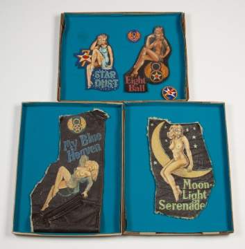 Group of Various Flight Jacket Remnants