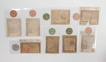 Group of Colonial Currency 