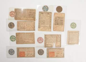 Group of Colonial Currency 