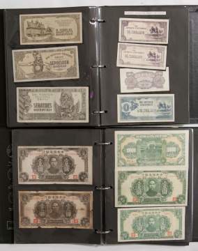 Group of Japanese War Era Currency