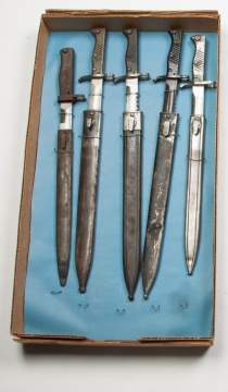Five German Ersatz Bayonets