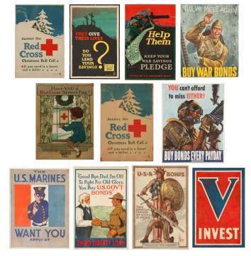Eleven Vintage Posters