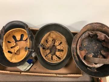 Three Miscellaneous WWII German Helmets