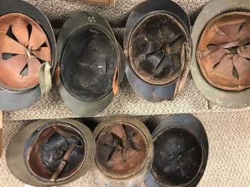 Miscellaneous French and Italian Adrian Helmets