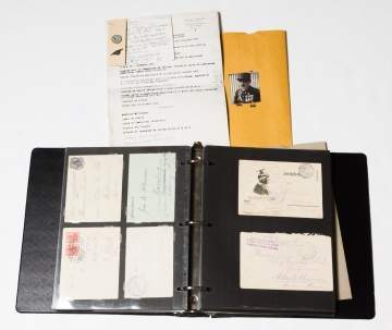 Group of WWII Letters, Correspondence & Postcards