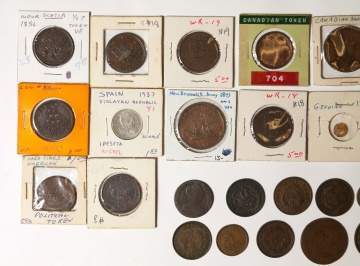 Group of Various War Tokens