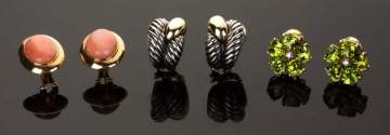 Three Pair of Earrings
