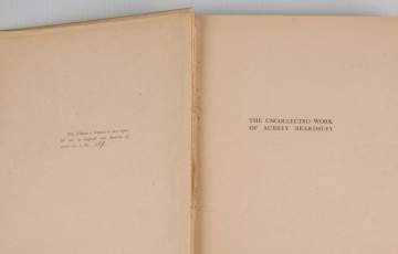A collection of Aubrey Beardsley Works by John Lane
