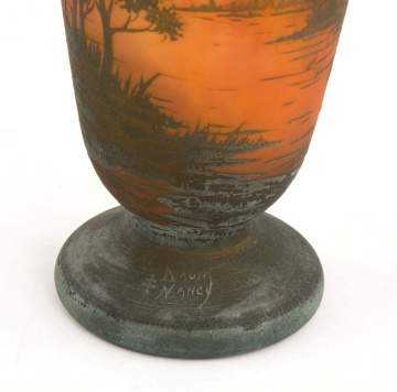 Daum Nancy Cameo Lake Scene