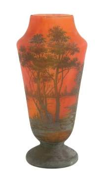 Daum Nancy Cameo Lake Scene