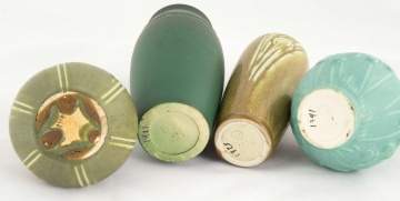Four Rookwood Art Pottery Vases