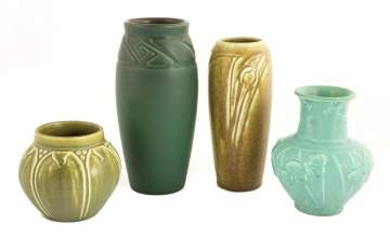 Four Rookwood Art Pottery Vases