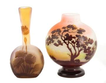 Two Galle Vases