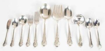 Lunt Sterling Flatware with other Miscellaneous Silver