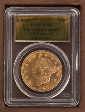 The S.S. Central America 1857 Double Eagle Gold Coin