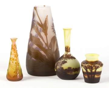 Group of Cameo Glass