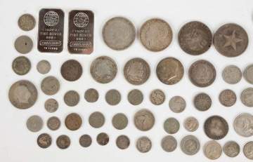 Group of American and European Silver Coins