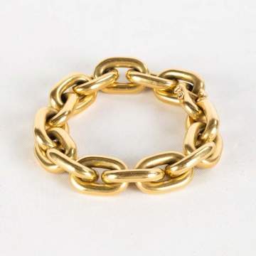 18K Gold Linked Bracelet