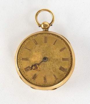 18K Gold Pocket Watch