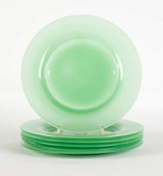 Steuben Green Jade Dishes