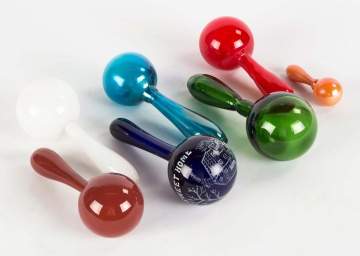 Seven Steuben Sock Darners