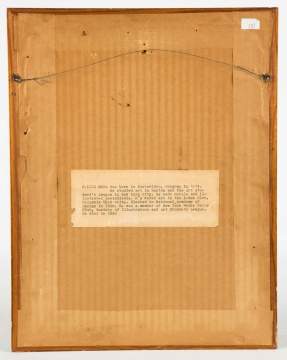 F. Luis Mora (Uruguay 1874- 1940) " Back of Athlete"