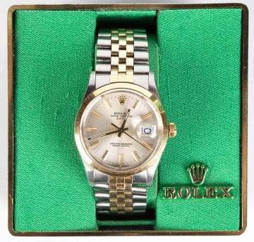 14K Gold and Stainless Men's Rolex 