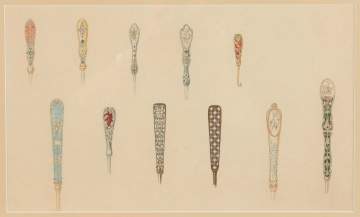 Four Artist Rendering for Gorham Silver Co.