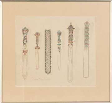 Four Artist Rendering for Gorham Silver Co.