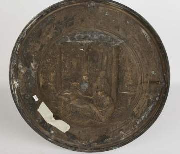 Relief Silver Plated Plaque