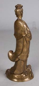 Bronze Chinese Scholarly Figure