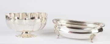 Two Buccellati Sterling Silver Footed Bowls
