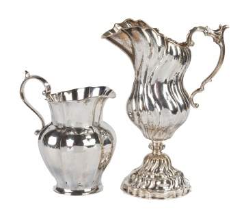 Two Buccellati Sterling Silver Pitchers