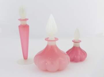 Three Steuben Rosaline Colognes