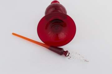 Steuben Selenium Red Cologne