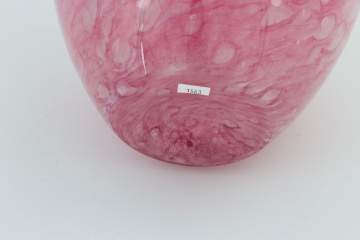 Steuben Pink Cluthra Vase