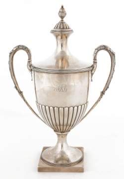 Daniel Pontifex Sterling Silver Covered Urn