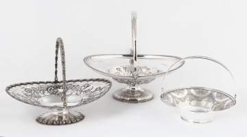 Tiffany & Co. Makers Sterling Silver Baskets