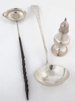 Silver Ladles and Caster