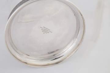 Tiffany & Co. Sterling Silver Water Pitcher with Molded Decoration